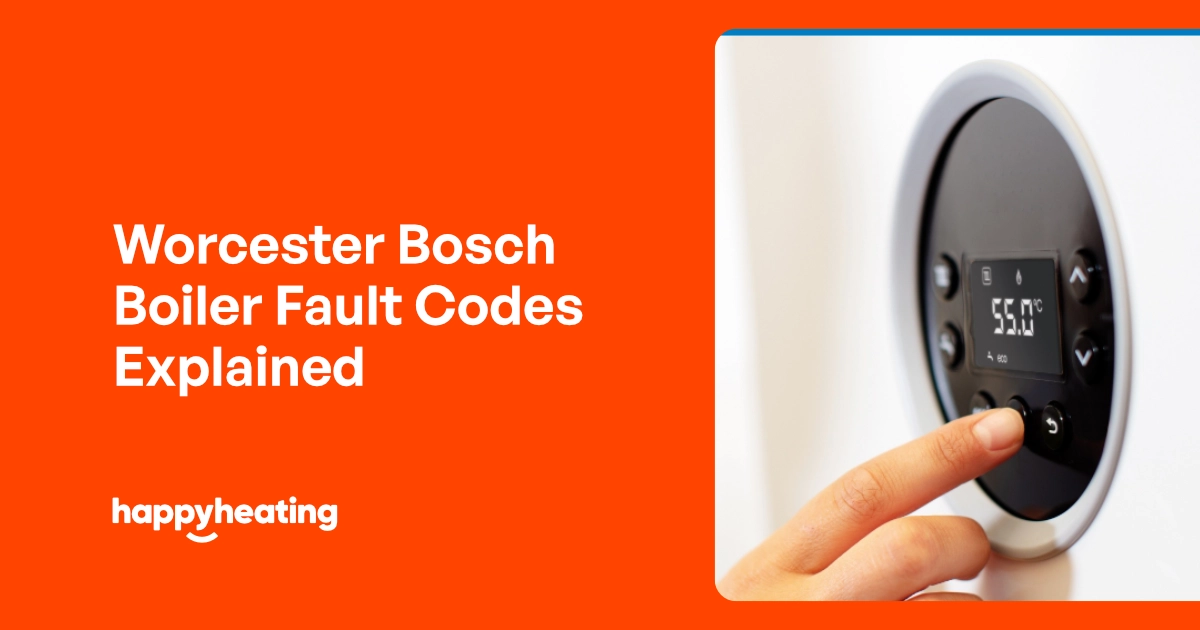 Worcester Bosch boiler fault codes explained — repair advice for West London homes — The Happy Heating Co