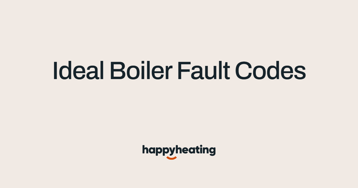 Ideal Boiler Fault Codes: F1, F2, L2 and Reset Fixes in West London