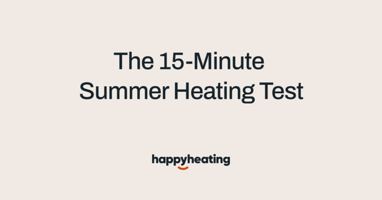 The Late Summer 15-Minute Heating Test: Before the October Cold Snap in West London